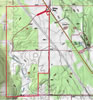 Bonnie J. Ranch, Trout Creek, Montana: Topographic Map